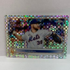 2022 Topps Chrome Tylor Megill Mets Prism Refractor RC (MISC7)